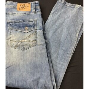 TK Axel Slim Boot‎ Jeans Men's W36 L32 Med Wash Blue Denim Casual